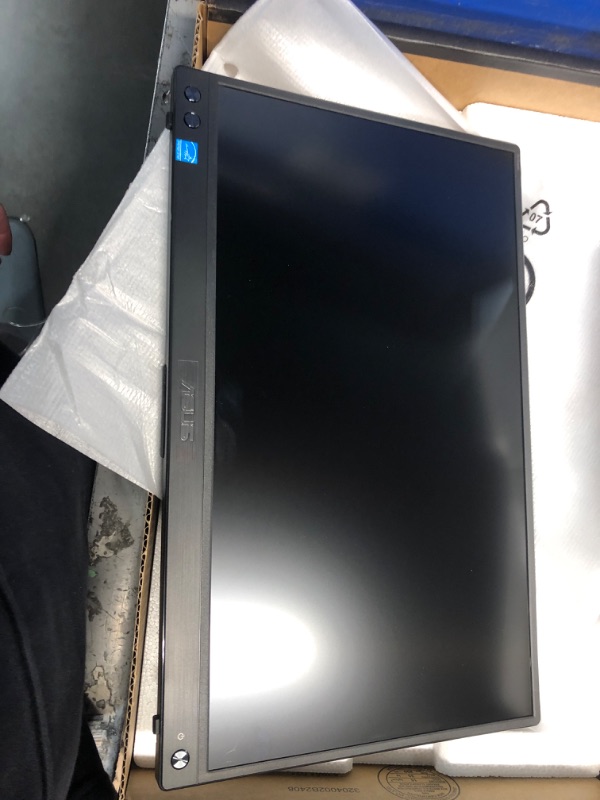 Photo 1 of ASUS ZenScreen 15.6” 1080P Portable Monitor (MB16ACV) - Full HD, IPS, Eye Care, Flicker Free, Blue Light Filter, Kickstand, USB-C Power Delivery, for Laptop, PC, Phone, Console