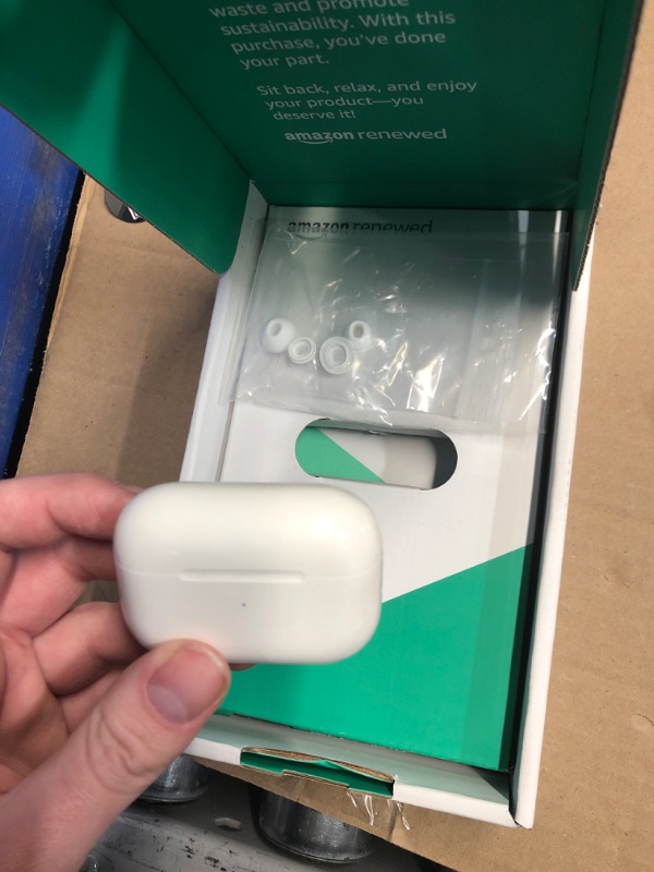 Photo 2 of ***CHECK CLERK COMMENTS*** Apple AirPods Pro -1st Generation with MagSafe (Renewed Premium)