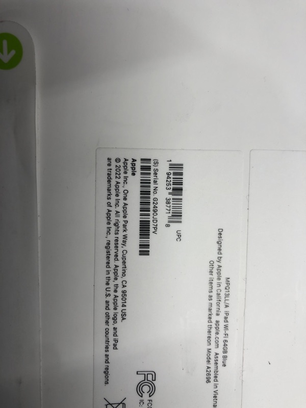 Photo 3 of ***FACTORY SEALED*** Apple iPad (10th Generation): with A14 Bionic chip