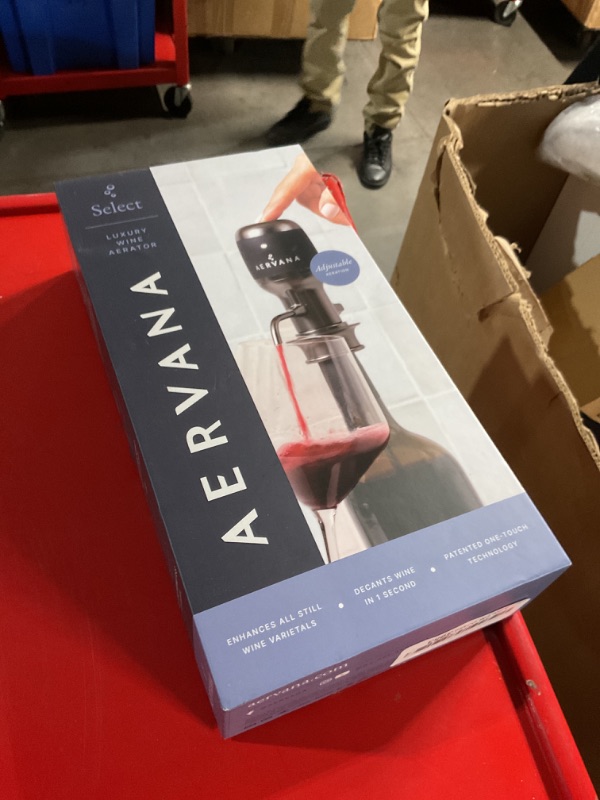 Photo 2 of Aervana Select: Variable Electric Wine Aerator and Pourer/Dispenser - Air Decanter - Personal Wine Tap for Red and White Wine 750ml and 1.5l with Stand (New)