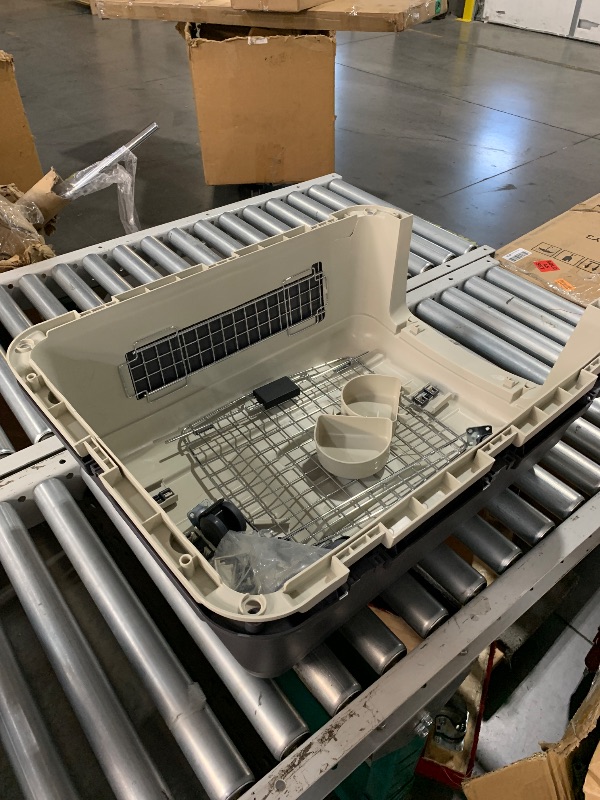 Photo 1 of (PARTS) (MINOR CRACK IN SHELL) (NO BOX OR BAG) Petmate Sky Kennel - For Air and Travel, Airline Approved Dog Crate for Pets 90-125 lbs, Heavy Duty Dog Kennel, Made in the USA- 48 Inches