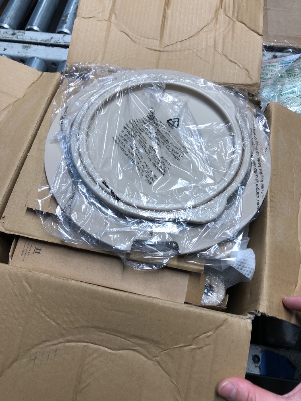 Photo 1 of (PARTIAL SET) (USED/FAIR) CAROTE Pots and Pans Set, Nonstick Cookware Set Detachable Handle, 11pcs Kitchen Cookware Sets Non Stick with Removable Handle, Induction RV Cookware Set, Oven Safe, Almond

