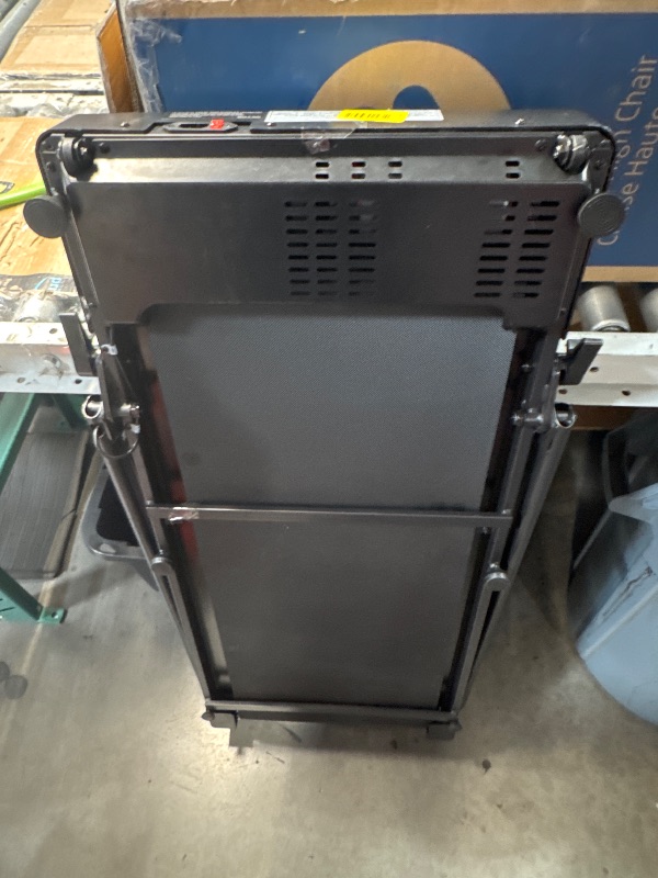 Photo 1 of **TRUCK/TRAILER PICK UP ONLY** (PARTIS) (NOT A FUNCTIONAL UNIT) (MISSING ACCESSORIES) THERUN Walking Pad Treadmill, 2.5 HP Under Desk Treadmills, 2 in 1 Foldable Treadmill for Home, Walking Pad with Handle Bar, 15" Widened Running Belt, with Remote Contro