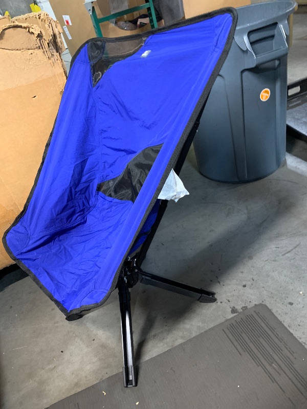 Photo 1 of (USED/FAIR) TCEK Adjustable Portable Camping Chair RiseLite Lightweight Compact Folding Chair for Adults, Collapsible Camp Chairs That Folds Up Small, Easy Carry for Travel, Outdoor, Sports, Backpacking, Hiking