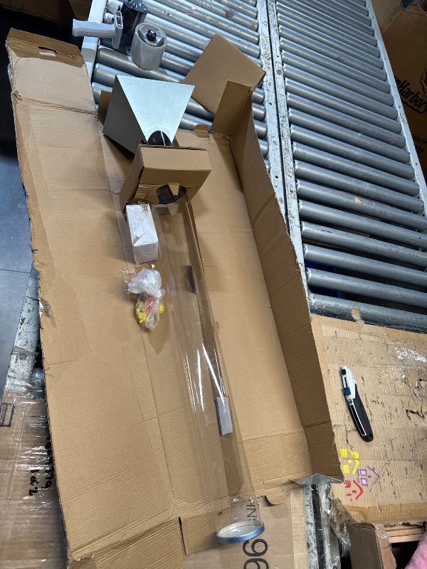 Photo 1 of (UNTESTED) Mindiverse Sensory Bubble Tube Night Lamp, LED Water Fish Lamp for Kids with Autism ADHD, Stress Relief Calming Light for Adults, Bedroom Living Room Decor