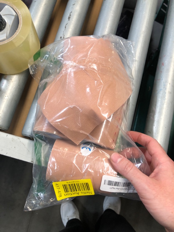 Photo 1 of (BAGGED) (PARTIAL SET) Geiserailie 5 Rolls 4 Inch x 16.4 ft Each Trans FTM Binder Tape for Chest Binding Adhesive Trans Chest Leg Back Fat Tummy Lift Tape Flat Invisible for Breast Lift Boob Body Shaping