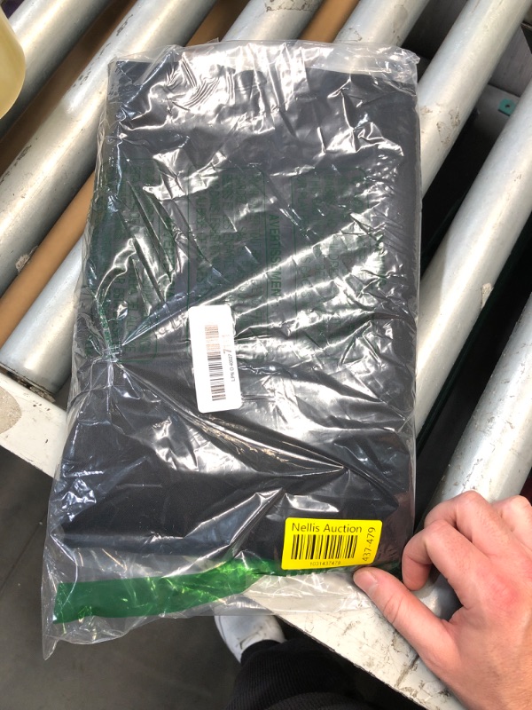 Photo 1 of (BAGGED) (USED/FAIR) Simplebrand Ava Halloween Black Short 36 Inches Blackout Curtain 2 Panels Set, Half Window Rod Pocket Privacy Curtain Tiers for Kitchen, Curtains Blackout for Bathroom Shades, W40 x L36 Inch, Black