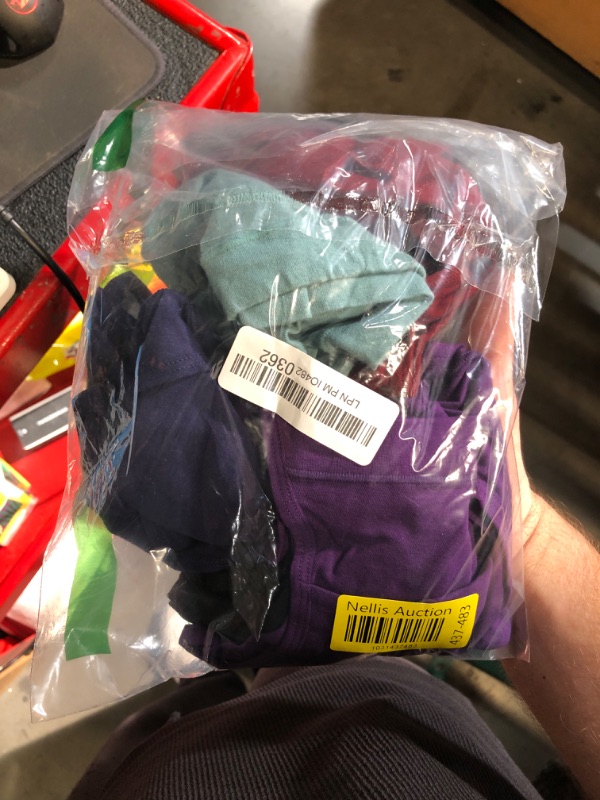 Photo 1 of (LARGE) (BAGGED) (PARTIAL SET) Molasus Cotton Crossover Maternity Underwear Under Bump Pregnancy Bikinis Panties Pack of 6,Multicolor,Large