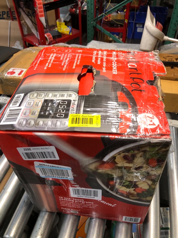 Photo 1 of Instant Pot Duo 7-in-1 Electric Pressure Cooker, Slow Cooker, Rice Cooker, Steamer, Sauté, Yogurt Maker, Warmer & Sterilizer, Includes App With Over 800 Recipes, Stainless Steel, 6 Quart