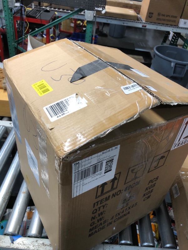 Photo 1 of **Minor damage**
16 Inch Large Mirror Disco Ball Decor, Rotating Hanging Disco Ball for Outdoor DJ Club Party, Weddings, Holiday Decor, Mirror Ball with Hanging Ring