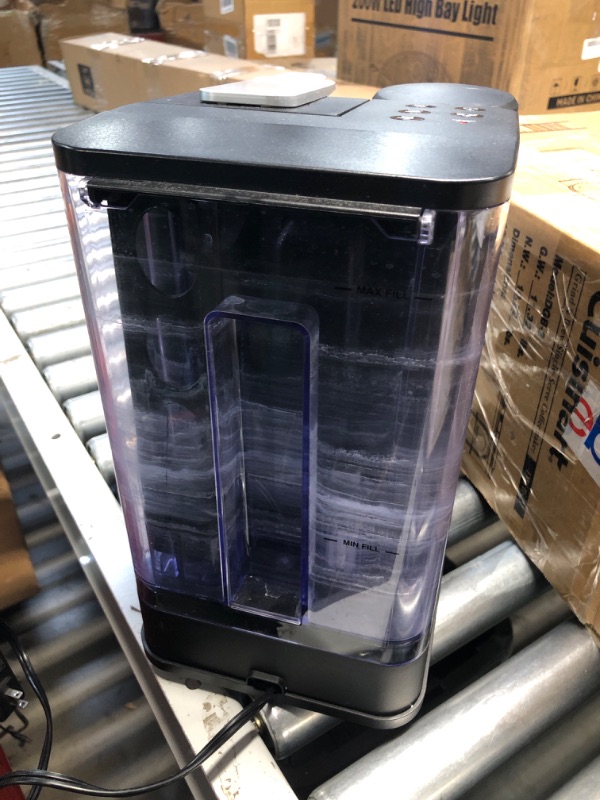 Photo 1 of ***DIRTY, TURNS ON, MISSING A FEW SMALL ACCESSORIES***
Cuisinart Single Serve Coffee Maker + Coffee Grinder, 48-Ounce Removable Reservoir, Black, DGB-2