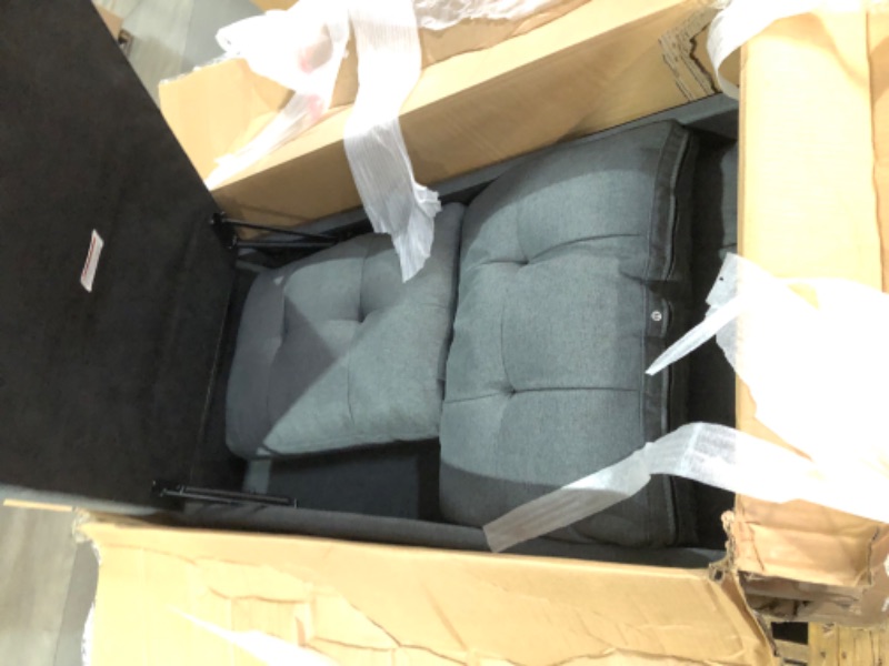Photo 1 of ****PALLET PICK UP TRUCK OR TRAILER****FAVSH Upholstered Sleeper Sofa, L Shaped Sectional Couch with Reversible Storage, Convertible Corner Lounge Couches w/Pull Out Sofabed for Living Room, Apartment,Dark Grey