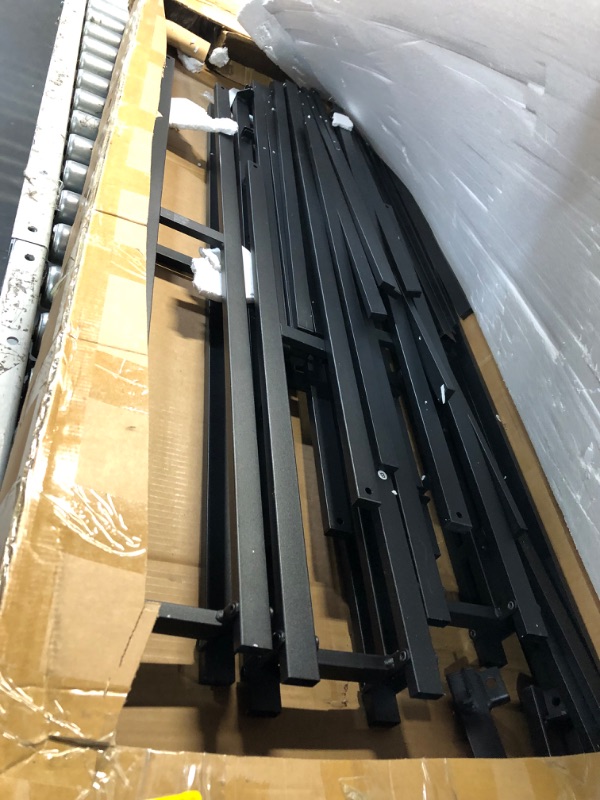 Photo 1 of ***FOR PARTS ONLY - SEE COMMENTS***
Miscellaneous Metal Bed Frame Parts, Black