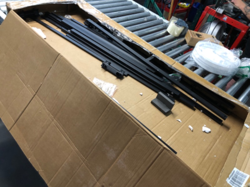 Photo 1 of ***FOR PARTS ONLY - SEE COMMENTS***
Miscellaneous Metal Bed Frame Parts, Black