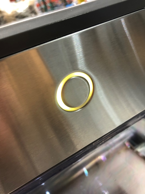 Photo 1 of ***DAMAGED - DENTED - POWERS ON - UNABLE TO TEST FURTHER - LIKELY MISSING PARTS - SEE PICTURES***
GE Profile Opal | Countertop Nugget Ice Maker with Side Tank | Portable Ice Machine with Bluetooth Connectivity for Smart Home Kitchen | Stainless Steel Fini