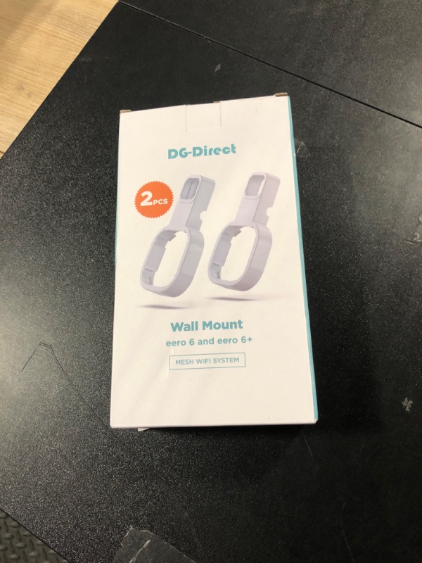 Photo 3 of ***this is wall mount, not device*** DG-Direct Wall Mount Holder for eero 6 and eero 6+ Router Mesh Wi-Fi System, No Messy Wires, The Outlet Wall Mount Holder for eero 6 Plus, Stand Bracket for eero 6 Extender Space Saving (2 Pcs)