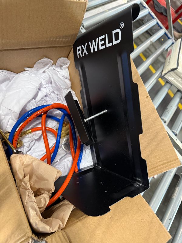Photo 1 of RX WELD Brazing Torch Kit Oxygen MAPP Torch Kit Portable Cylinder Metal Stand(Gas Cylinders Not Included)