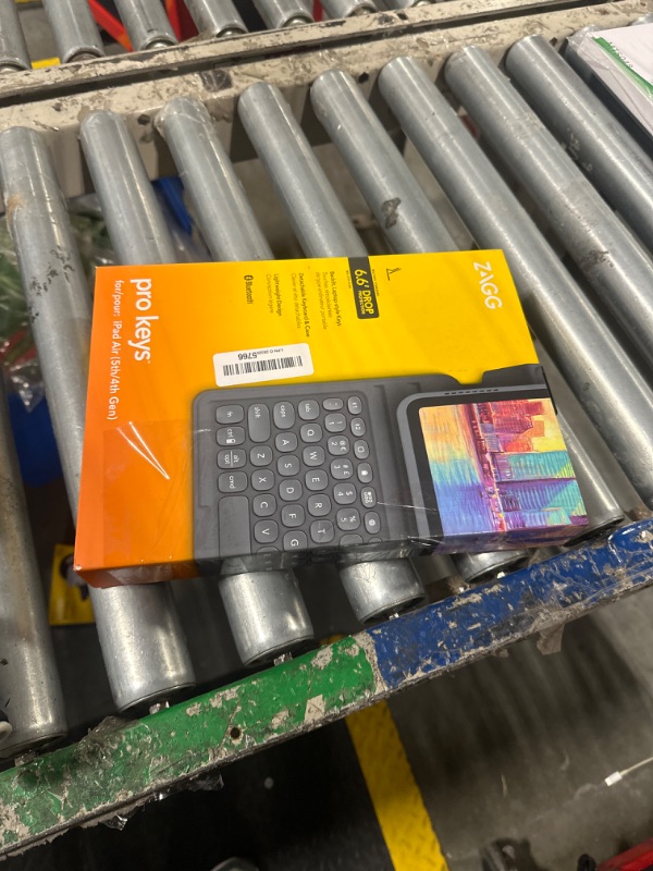 Photo 1 of ZAGG Pro Keys Detachable Case and Wireless Keyboard for iPad Air 10.9" (Gen 4, Gen 5), iPad Air 11" (M2) - Multi-Device Bluetooth Pairing, Backlit Laptop-Style Keys, Apple Pencil Holder, Black