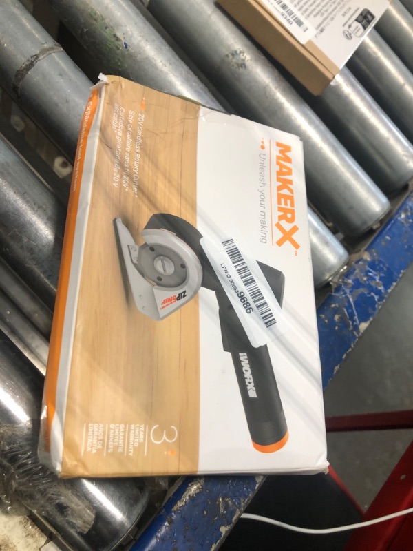 Photo 3 of ***no power cord, only tool***Worx 20V MAKERX WX745L.9 ZipSnip Mini Rotary Cutter (Tool Only)