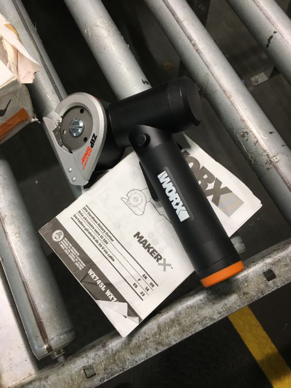 Photo 2 of ***no power cord, only tool***Worx 20V MAKERX WX745L.9 ZipSnip Mini Rotary Cutter (Tool Only)