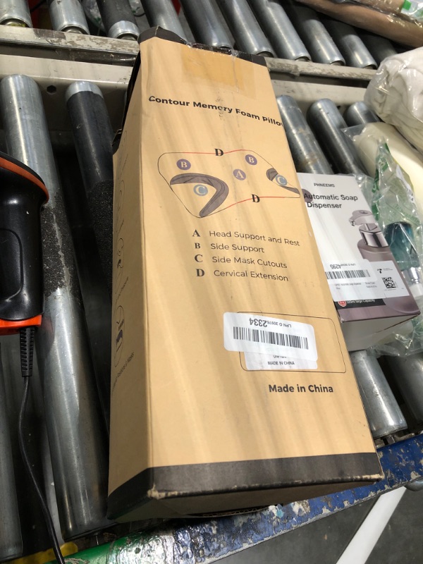 View 2 of CPAP Pillow for Side Sleeping Relief Neck Shoulder Pain: Neck Support Pillow Reduce Air Leak/Mask Pressure-Memory Foam Pillow with Cooling Pillowcase for Side Back Stomach Sleepers for a Better Sleep