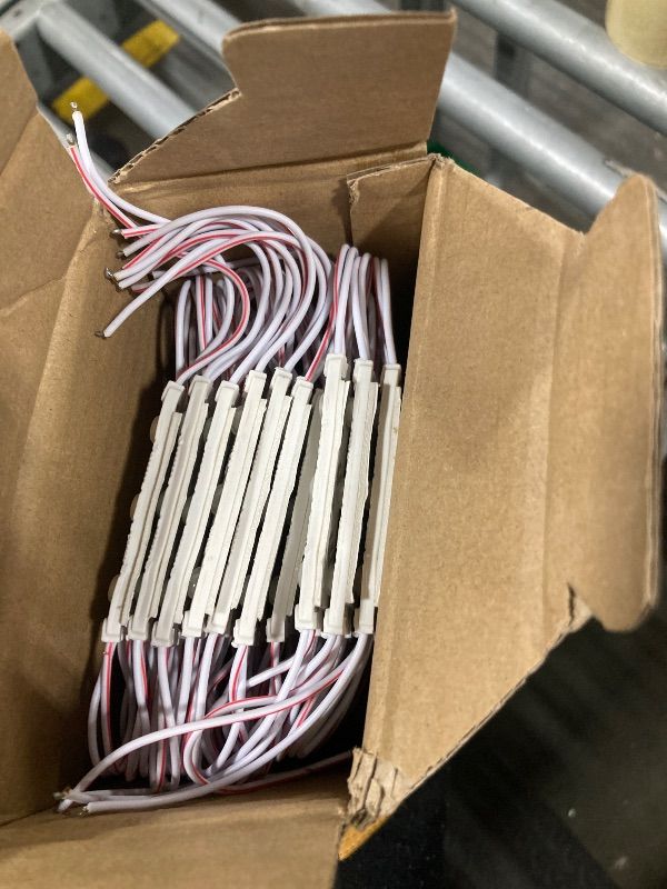 Photo 1 of AOOYUANKE Storefront Light 200PCS LED Module for Signs White 6500K 1.2W 12V DC 2835 SMD 3 LED Window Light Waterproof for Letter Advertising Sign Decor(White Light,Power Supply NOT Included)