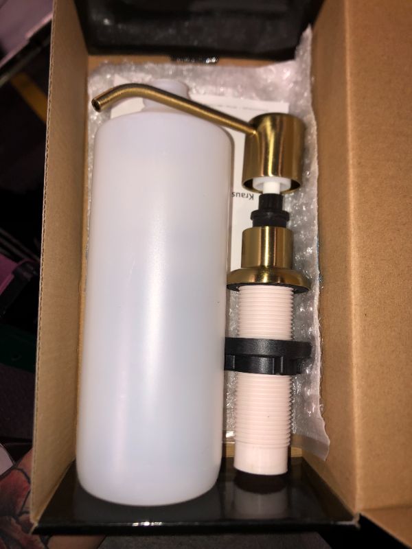 Photo 1 of KRAUS Kitchen Soap and Lotion Dispenser in Matte Black, KSD-43MB