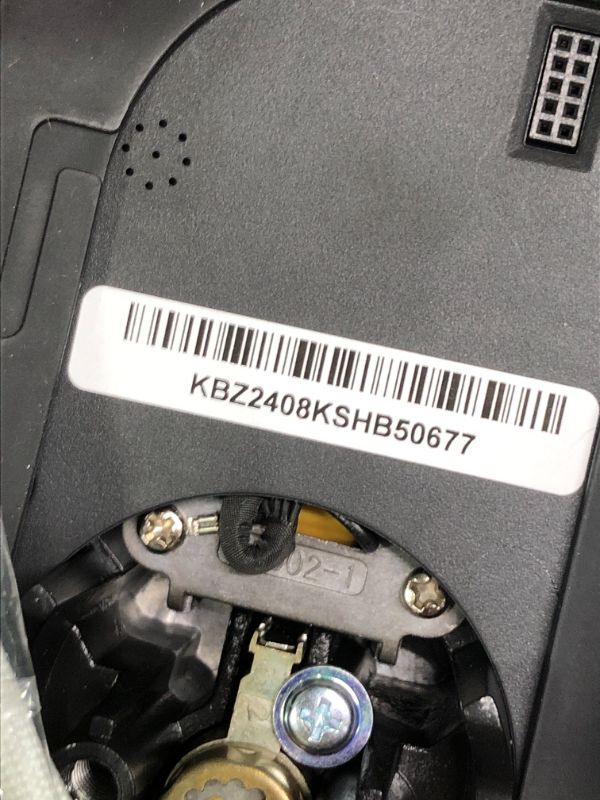 Photo 3 of ***item most like in new condition, function tested, pad light on, didn't touch the passcode, lock automatic in locking position, 1.5V AA batteries not include*** Veise Fingerprint Door Lock Set, Keyless Entry Door Lock, Front Handle Set, Electronic Keypa