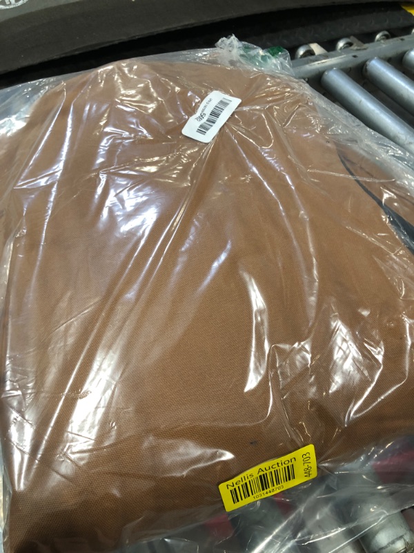 Photo 1 of **TEAR IN POCKET** Carhartt Men's Big & Tall V01 Relaxed Fit Firm Duck Insulated Rib Collar Vest, Brown