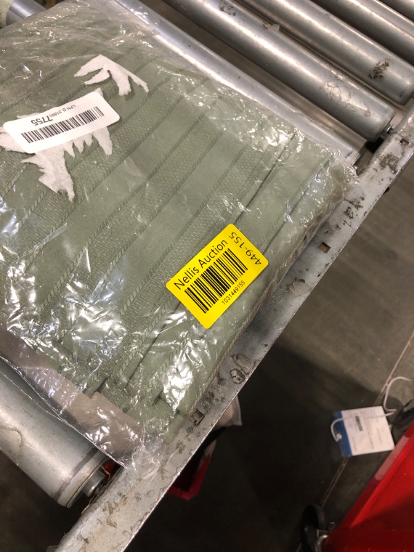 Photo 1 of Seasonwood Boho Green Shower Curtain for Bathroom 72 X 72 Inches Textured Vertical Stripe Tassel Shower Curtain Farmhouse Minimalist Cute Shower Curtain Green