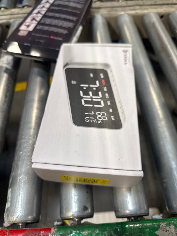 Photo 1 of Dekala Bed Shaker Loud Alarm Clock for Heavy Sleepers Adults, Vibrating Dual Alarm Clocks for Bedrooms, Large Display Auto Dimmer,Temperature & Humidity Detect, 7-Day Programmable,