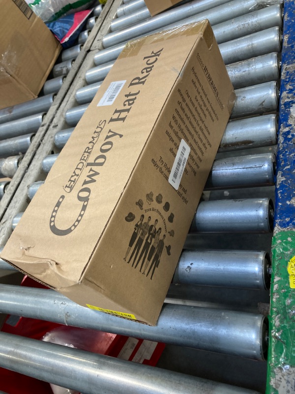 Photo 1 of HYDERMUS Cowboy Hat Rack for Wall 2 Pack Rustic Metal Cowboy Hat Holder Cast Iron Cowboy Hat Hanger Western Wall Decor Horseshoe Hooks Storage Display Closet Bedroom Living Room Men's Gift