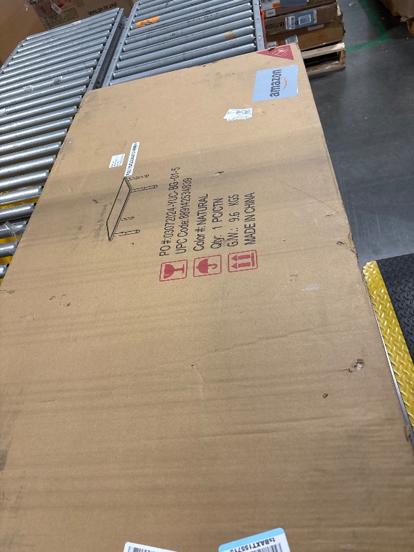 Photo 1 of Flash Furniture Adjustable Classroom Activity Table with 6 Stackable Chairs, Rectangular Plastic Activity Table for Kids, 24" W x 48" L, Natural