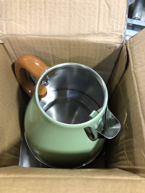 Photo 3 of **MISSING TOP***Evoloop 1.7L Electric Kettles, BPA Free Tea Kettle, Hot Water Boiler Heater, Stainless Steel Teapot, Auto Shut-Off & Boil-Dry Protection, 120V/1500W