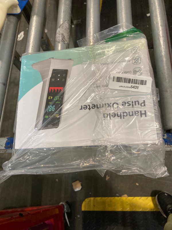 Photo 1 of Pulse Oximeter - Handheld Pulse Oximeter Rechargeable Overnight Pulse Ox Continuous oxygen meter finger pulse oximeter Fingertip with Pulse o2 sat monitor finger for oxygen SpO2