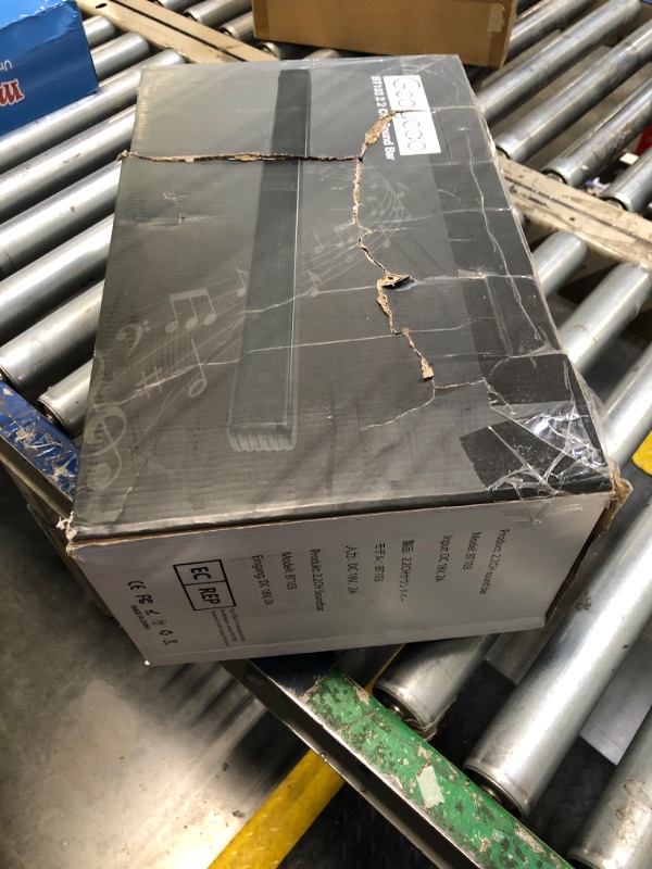 Photo 1 of **USED***GEOYEAO Sound Bar, Bass Speakers for Smart TV with Dual Subwoofer 3D Surround Sound System, 32 Inch 2.2CH Home Theater Audio Soundbar, HDMI ARC Connection, 2 in 1 Detachable & Wall Mountable