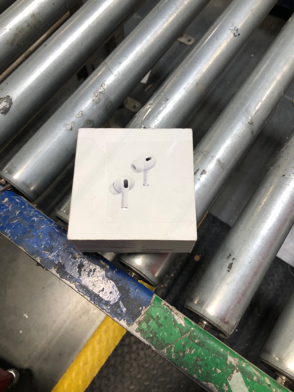 Photo 1 of **ONLY LEFT EAR BUD WORKS**Apple AirPods Pro 2 Wireless Earbuds, Active Noise Cancellation, Hearing Aid Feature, Bluetooth Headphones, Transparency, Personalized Spatial Audio, High-Fidelity Sound, H2 Chip, USB-C Charging