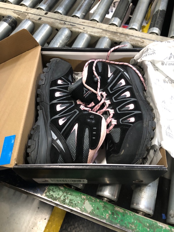 Photo 2 of *** USED AND DIRTY ** NORTIV 8 Women's Hiking Boots,Size 8W,Black/Pink,SNHB211W-W