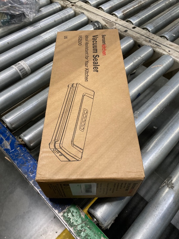 Photo 1 of [Updated 2025] Bonsenkitchen Vacuum Sealer Machine + 5 Vacuum Bags, Fast-Compact/Multi-Functional Food Vacuum Sealer with External Vacuum System, Silver