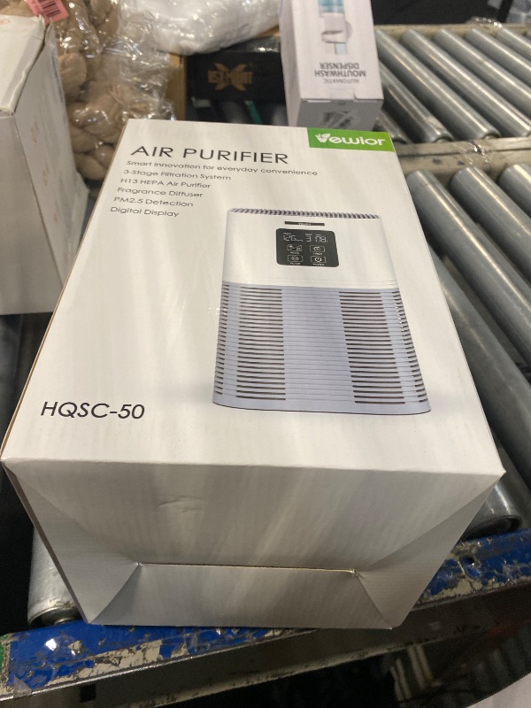 Photo 1 of VEWIOR Air Purifiers for Home, HEPA Air Purifiers for Large Room up to 600 sq.ft, H13 True HEPA Air Filter with Fragrance Sponge 6 Timers Quiet Air Cleaner for Pet Dander Wildfire