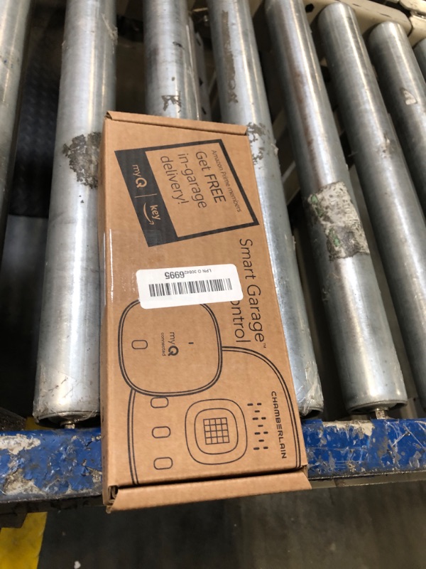 Photo 1 of CHAMBERLAIN Smart Garage Control - Wireless Garage Hub and Sensor with Wifi & Bluetooth - Smartphone Controlled, myQ-G0401-ES, White