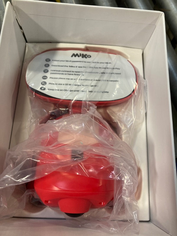 Photo 1 of Miko 3: AI-Powered Smart Robot for Kids | STEAM Learning & Educational Robot | Interactive Robot with Learning apps & Unlimited Games | Birthday Gift for Girls & Boys Aged 5-12| Red