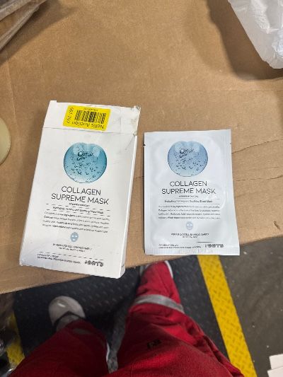 Photo 2 of ***8 MASKS***#OOTD Collagen Hydrating Sheet Masks for Face Korean Anti Aging Mask Sheet for Dry Skin & Sensitive Skin, EVE Vegan, Not Tested on Animals, No Parabens, No Sulfates, Hyaluronic Acid, Witch Hazel 10EA