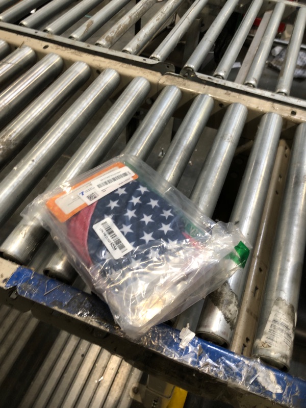 Photo 1 of BENCMATE Protective Inflatable Collar for Dogs and Cats - Soft Pet Recovery Collar Does Not Block Vision E-Collar (Large, Flag)