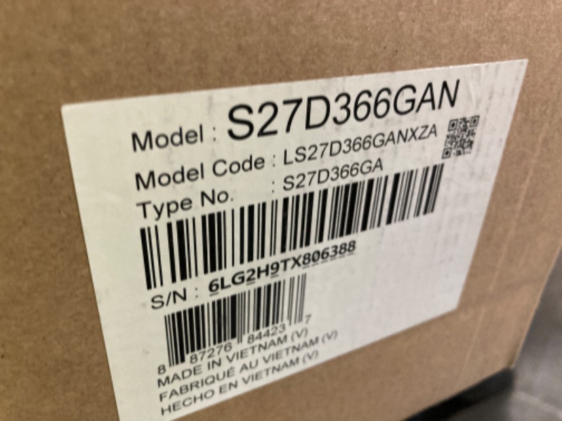 Photo 1 of SAMSUNG 27" Essential S3 (S36GD) Series FHD 1800R Curved Computer Monitor, 100Hz, Game Mode, Advanced Eye Comfort, HDMI and D-sub Ports, LS27D366GANXZA, 2024