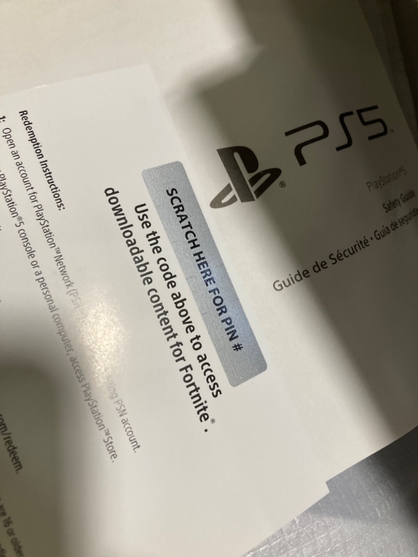 Photo 5 of ****FORTNITE CODE UNUSED, NO RETURNS**** PS5 Console - Fortnite Cobalt Star Disc Edition