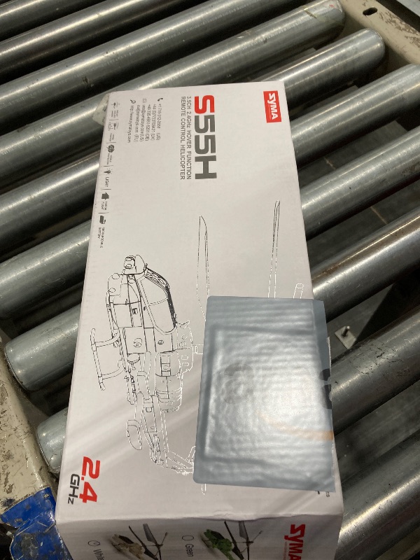 Photo 1 of SYMA RC Helicopter, S55H Military Remote Control Helicopters with Realistic Design, Low Battery Reminder, One Key Take Off/Landing, Auto Hovering, Cool Toy for Boys Girls