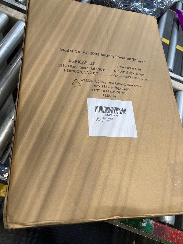 Photo 1 of AGRICAS 4.2 Gal Battery Powered Backpack Sprayer-Multifunctional Weed Sprayer for Lawn&Garden with Adjustable Nozzles and Shoulder Strap, High-Pressure Spray Hose for Weeding&Cleaning