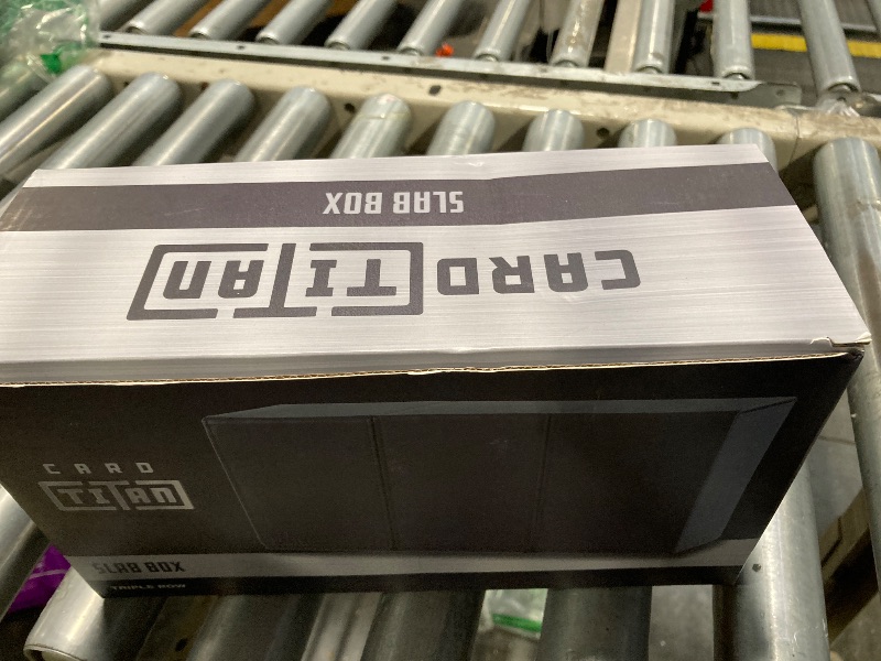 Photo 1 of Card Titan Slab Box Triple Row - Trading Card Storage Box for Graded Sports Cards and Graded TCG Cards - Card Case Fits PSA, BGS, SGC and CSG Graded Card Slabs