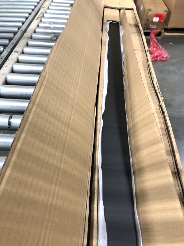 Photo 1 of Gyykzz 8FT Stainless Steel 304 Handrail Black 4Pack, Rectangular Handrail Flat Top Rail with SS304 End Cap and POM Connecting Blocks for Indoor Outdoor Deck Stair Cable Railing System DIY Balustrade